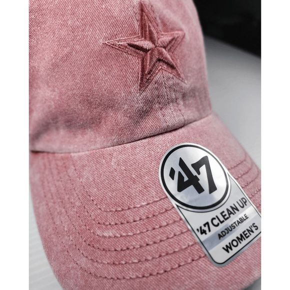 NWT BRAND '47 Dallas Cowboys Pink Adjustable‎ Clean Up Hat OSFA - Picture 1 of 14